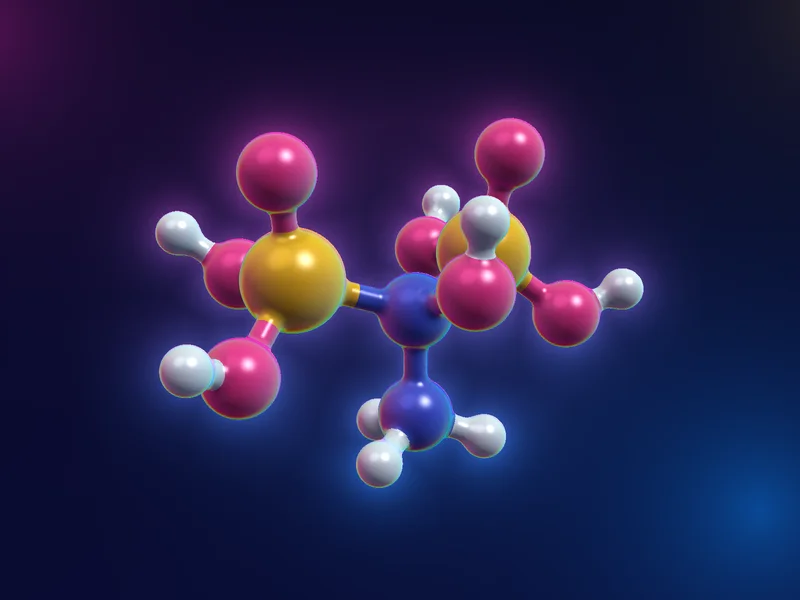 3D model of the HEDP molecule